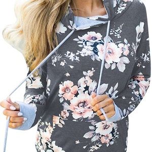 Women’s floral hoodie